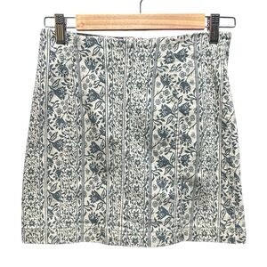 Free People Floral‎ Stretch Mini Pencil Skirt